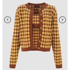 Shop Cider cardigan and bralette set